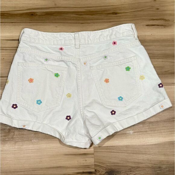 PacSun Eco Flower Power Embroidered Mom Shorts Women’s 27 - Picture 4 of 6